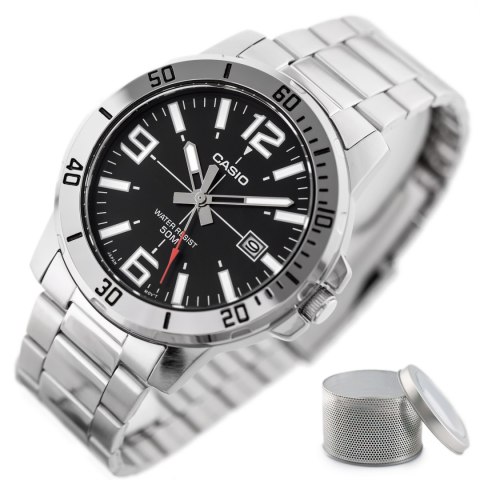 Casio ZEGAREK MĘSKI CASIO MTP-VD01D-1BV + BOX Casio ZEGAREK MĘSKI CASIO MTP-VD01D-1BV + BOX