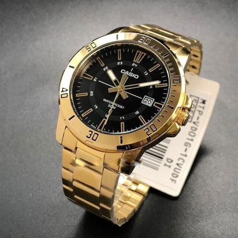 Casio ZEGAREK MĘSKI CASIO MTP-VD01G-1CVUDF (zd185d) + BOX Casio ZEGAREK MĘSKI CASIO MTP-VD01G-1CVUDF (zd185d) + BOX