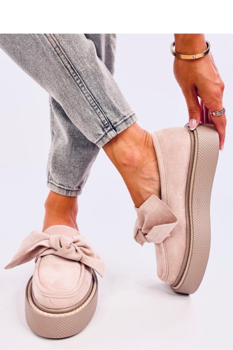 Mokasyny zamszowe z kokardą TEMPELTON PINK - Inello Mokasyny zamszowe z kokardą TEMPELTON PINK - Inello