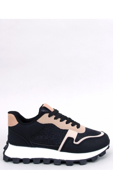 Sneakersy na wysokiej podeszwie BOIS BLACK - Inello Sneakersy na wysokiej podeszwie BOIS BLACK - Inello