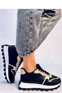 Sneakersy na wysokiej podeszwie BOIS BLACK - Inello