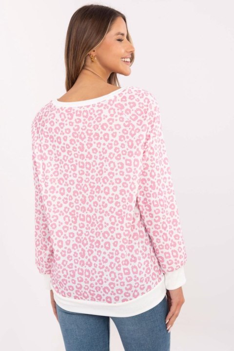 Bluzka Model MI-BZ-M742.86 Pink - Italy Moda Bluzka Model MI-BZ-M742.86 Pink - Italy Moda