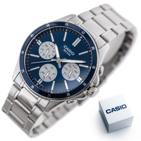 Casio ZEGAREK MĘSKI CASIO MTP-1374D-2A3 (zd063h) + BOX Casio ZEGAREK MĘSKI CASIO MTP-1374D-2A3 (zd063h) + BOX