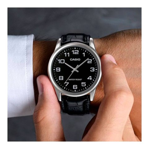 Casio ZEGAREK MĘSKI CASIO MTP-V001L-1BUDF (zd080d) + BOX Casio ZEGAREK MĘSKI CASIO MTP-V001L-1BUDF (zd080d) + BOX