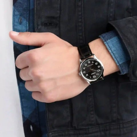 Casio ZEGAREK MĘSKI CASIO MTP-V001L-1BUDF (zd080d) + BOX Casio ZEGAREK MĘSKI CASIO MTP-V001L-1BUDF (zd080d) + BOX