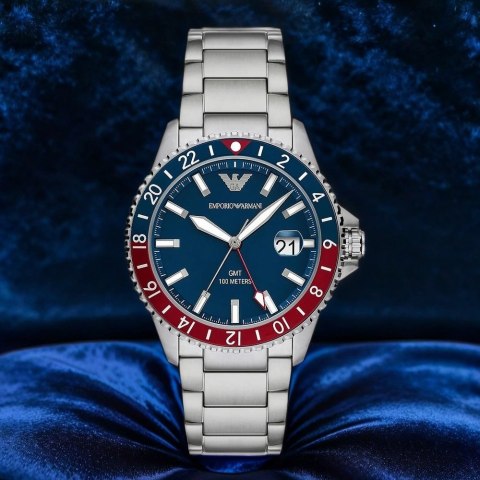 Emporio Armani ZEGAREK MĘSKI EMPORIO ARMANI AR11590 - Diver GMT (zi112b) Emporio Armani ZEGAREK MĘSKI EMPORIO ARMANI AR11590 - Diver GMT (zi112b)