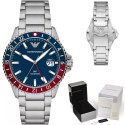 Emporio Armani ZEGAREK MĘSKI EMPORIO ARMANI AR11590 - Diver GMT (zi112b)