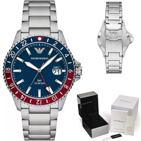Emporio Armani ZEGAREK MĘSKI EMPORIO ARMANI AR11590 - Diver GMT (zi112b) Emporio Armani ZEGAREK MĘSKI EMPORIO ARMANI AR11590 - Diver GMT (zi112b)