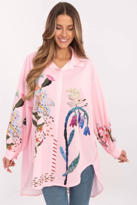 Koszula Damska Model DHJ-KS-18729-5.69 Light Pink - Italy Moda Koszula Damska Model DHJ-KS-18729-5.69 Light Pink - Italy Moda