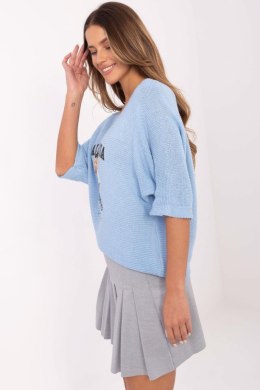 Sweter Damski Model MI-SW-2101.06 Light Blue - Italy Moda