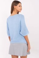Sweter Damski Model MI-SW-2101.06 Light Blue - Italy Moda