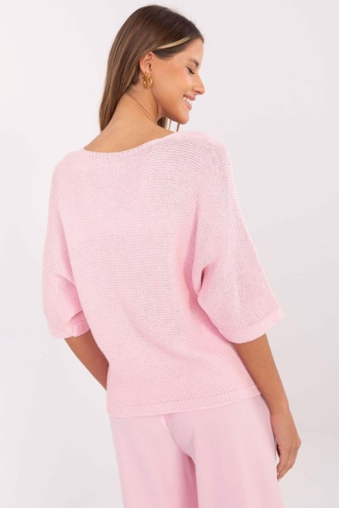 Sweter Damski Model MI-SW-2101.06 Light Pink - Italy Moda Sweter Damski Model MI-SW-2101.06 Light Pink - Italy Moda