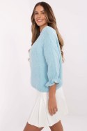 Sweter Damski Model MI-SW-2912.10X Light Blue - Italy Moda