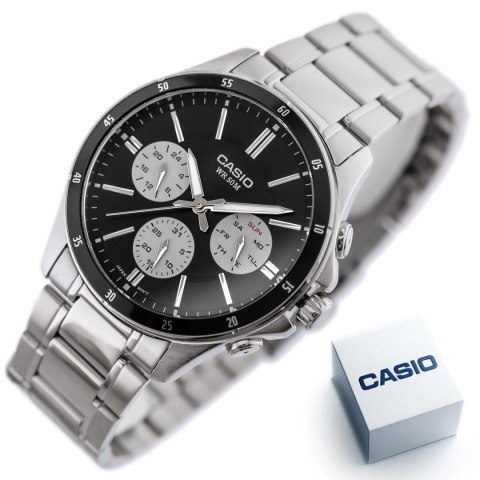 Casio ZEGAREK MĘSKI CASIO MTP-1374D-1A3 (zd063i) + BOX Casio ZEGAREK MĘSKI CASIO MTP-1374D-1A3 (zd063i) + BOX