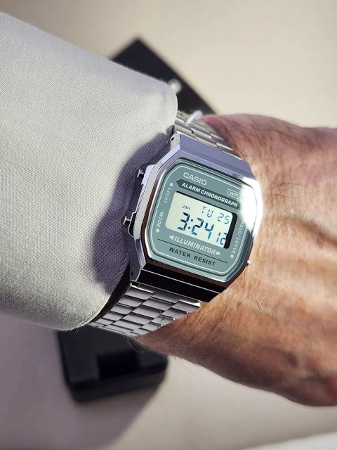 Casio ZEGAREK UNISEX CASIO Retro Vintage A168WA-3A + BOX Casio ZEGAREK UNISEX CASIO Retro Vintage A168WA-3A + BOX