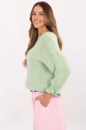 Sweter Damski Model MI-SW-2912.10X Pistacja - Italy Moda