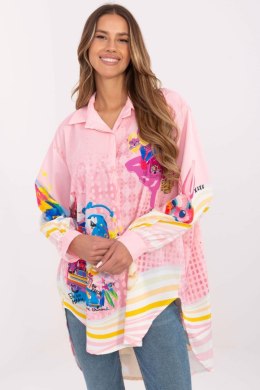 Koszula Damska Model DHJ-KS-18729-7.81 Light Pink - Italy Moda