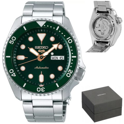 Seiko ZEGAREK MĘSKI SEIKO SRPD63K1+ BOX Seiko ZEGAREK MĘSKI SEIKO SRPD63K1+ BOX