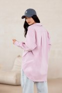 Carolina - koszula damska oversize z imitacją kieszeni