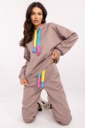 Spodnie Komplet Model DHJ-KMPL-20335.44 Dark Beige - Italy Moda