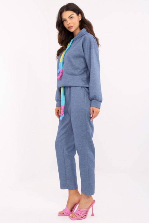 Spodnie Komplet Model DHJ-KMPL-20335.44 Dark Blue - Italy Moda Spodnie Komplet Model DHJ-KMPL-20335.44 Dark Blue - Italy Moda
