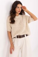 Sweter Damski Model MI-SW-2701.23 Beige - Italy Moda