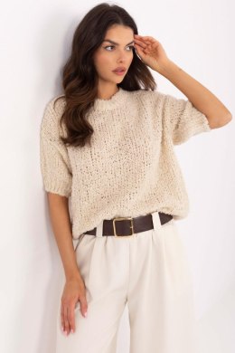 Sweter Damski Model MI-SW-2701.23 Beige - Italy Moda