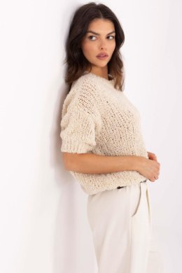 Sweter Damski Model MI-SW-2701.23 Beige - Italy Moda