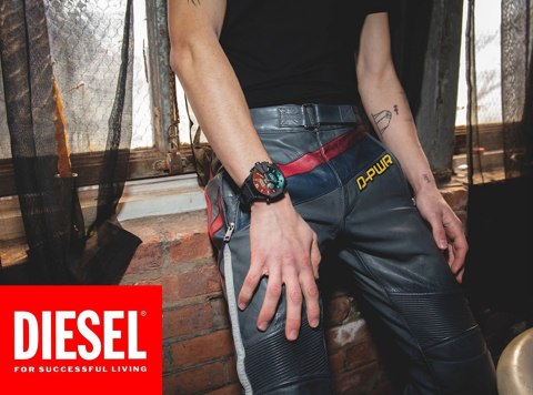 Diesel ZEGAREK MĘSKI DIESEL Griffed Chronograph DZ4578 + BOX Diesel ZEGAREK MĘSKI DIESEL Griffed Chronograph DZ4578 + BOX