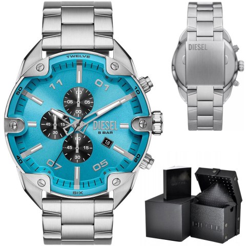 Diesel ZEGAREK MĘSKI DIESEL Spiked Chronograph DZ4655 + BOX Diesel ZEGAREK MĘSKI DIESEL Spiked Chronograph DZ4655 + BOX
