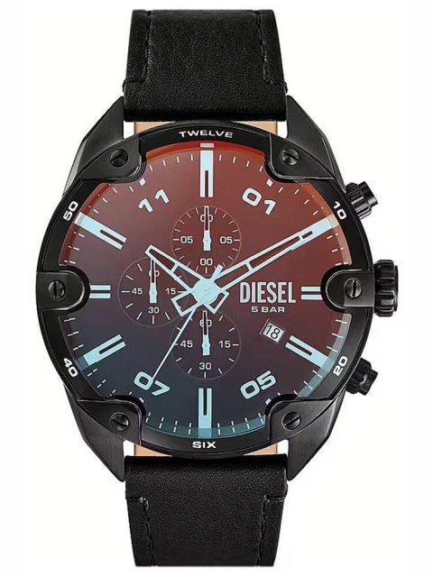 Diesel ZEGAREK MĘSKI DIESEL Spiked Chronograph DZ4667 + BOX Diesel ZEGAREK MĘSKI DIESEL Spiked Chronograph DZ4667 + BOX