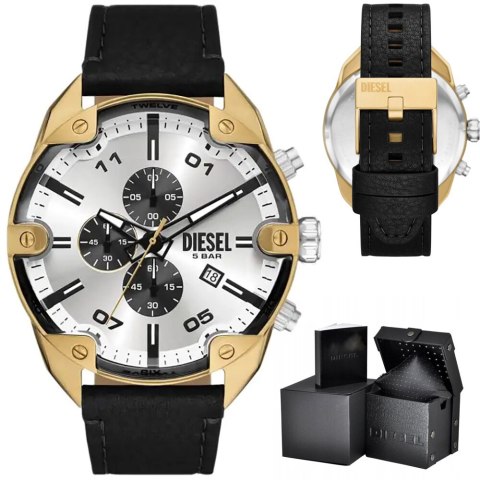 Diesel ZEGAREK MĘSKI DIESEL Spiked Chronograph DZ4671 + BOX Diesel ZEGAREK MĘSKI DIESEL Spiked Chronograph DZ4671 + BOX