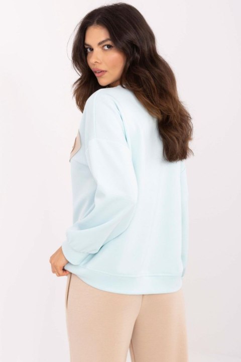 Bluza Damska Model DHJ-BL-20322.72 Light Blue - Italy Moda Bluza Damska Model DHJ-BL-20322.72 Light Blue - Italy Moda