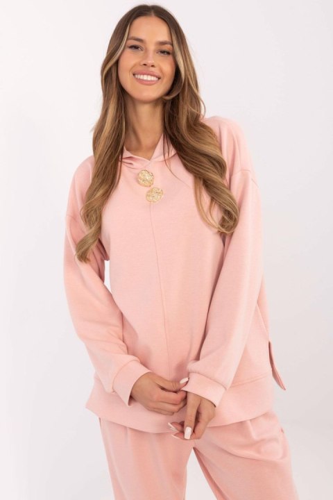 Bluza Damska Model DHJ-BL-20510.68 Brzoskwinia - Italy Moda Bluza Damska Model DHJ-BL-20510.68 Brzoskwinia - Italy Moda