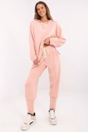 Spodnie Dresowe Model MI-SP-61700.80P Brzoskwinia - Italy Moda