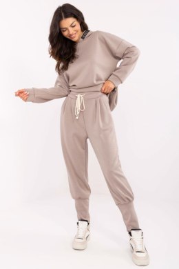 Spodnie Dresowe Model MI-SP-61700.80P Dark Beige - Italy Moda