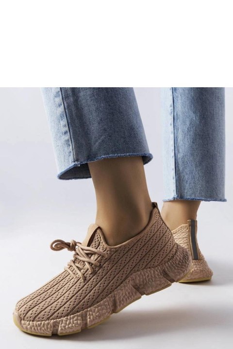 Beżowe sportowe sneakersy Élodie - Solea Beżowe sportowe sneakersy Élodie - Solea