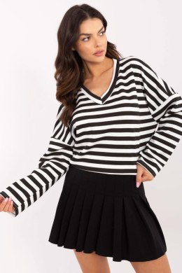 Bluzka Model MI-BZ-391739-1.19 Black/White - Italy Moda