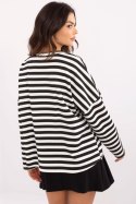 Bluzka Model MI-BZ-391739-1.19 Black/White - Italy Moda