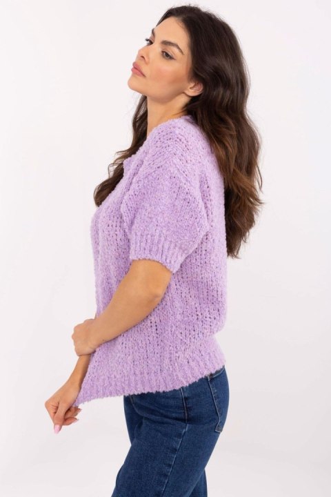 Sweter Damski Model MI-SW-2701.23 Light Violet - Italy Moda Sweter Damski Model MI-SW-2701.23 Light Violet - Italy Moda
