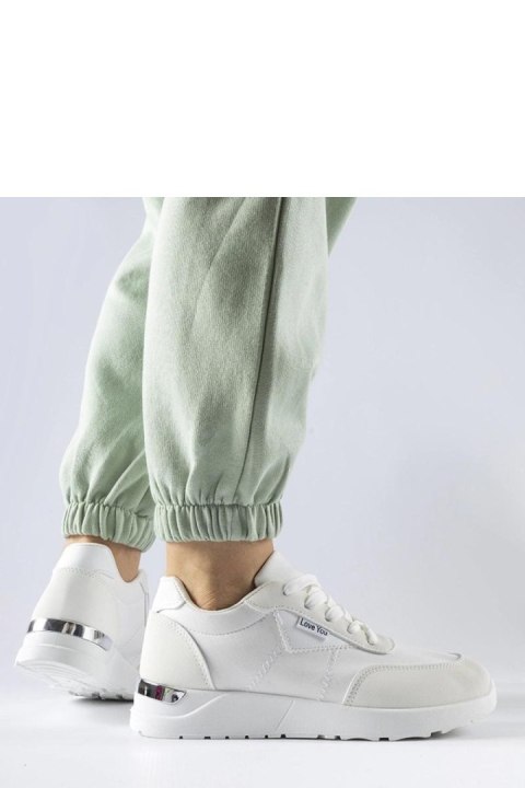 Białe materiałowe sneakersy Geraldino - Solea Białe materiałowe sneakersy Geraldino - Solea