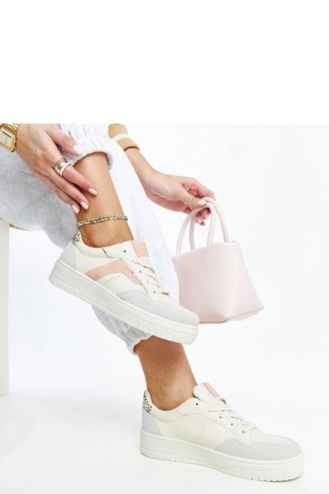 Białe sneakersy na platformie Walda - Solea Białe sneakersy na platformie Walda - Solea