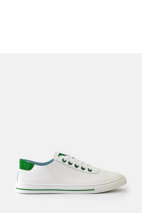 Białe perforowane sneakersy Ruala - Solea Białe perforowane sneakersy Ruala - Solea