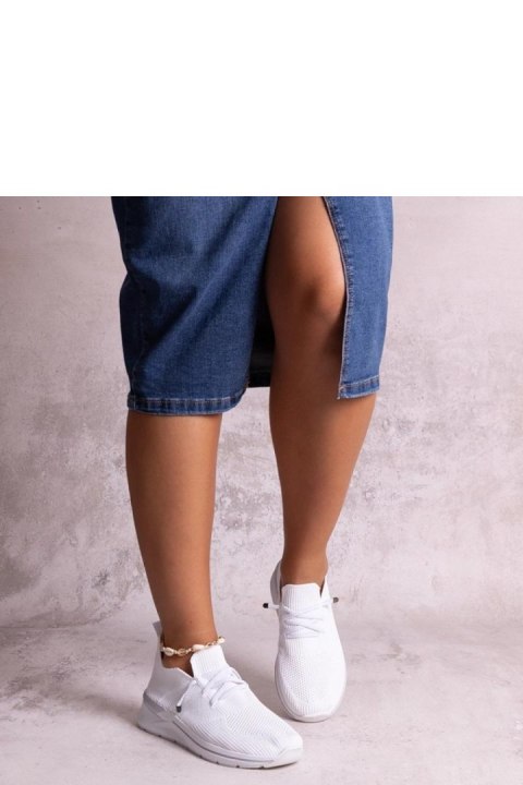 Białe wsuwane sneakersy Gaberla - Solea Białe wsuwane sneakersy Gaberla - Solea