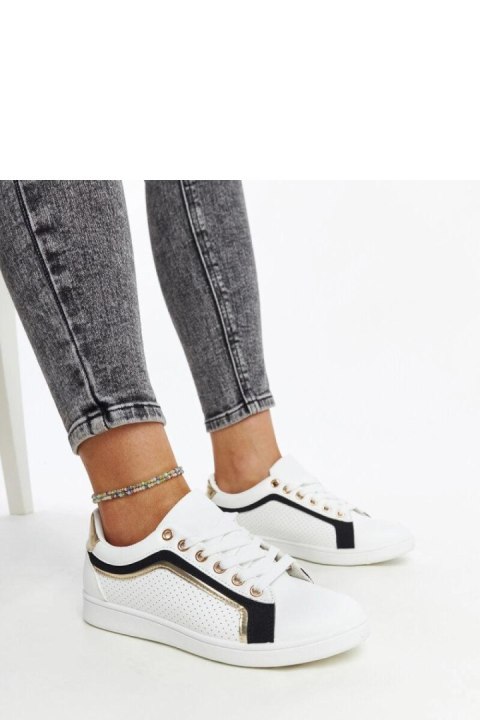Biało-czarne sneakersy na platformie Amala - Solea Biało-czarne sneakersy na platformie Amala - Solea