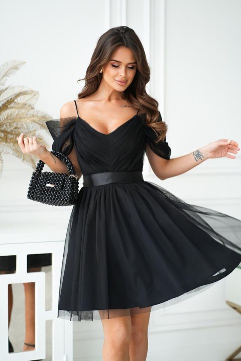 Sukienka Model 307-06 Black - Bicotone Sukienka Model 307-06 Black - Bicotone