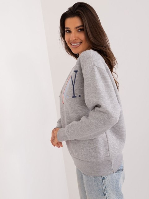 Bluza-D10606BA02565C-szary Bluza-D10606BA02565C-szary