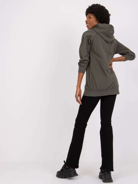 Bluza-DHJ-BL-15658.35-ciemny khaki Bluza-DHJ-BL-15658.35-ciemny khaki