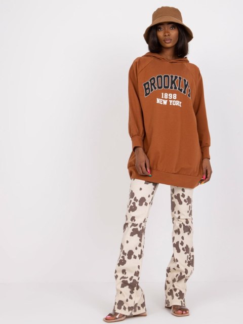 Bluza-DHJ-BL-15658.35-jasny brązowy Bluza-DHJ-BL-15658.35-jasny brązowy