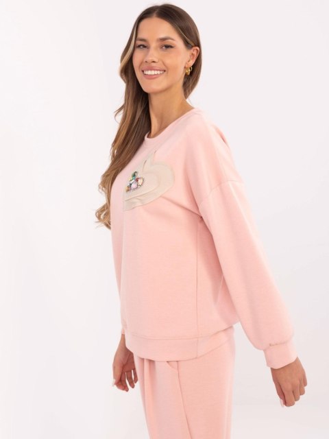 Bluza-DHJ-BL-20322.72-brzoskwiniowy Bluza-DHJ-BL-20322.72-brzoskwiniowy